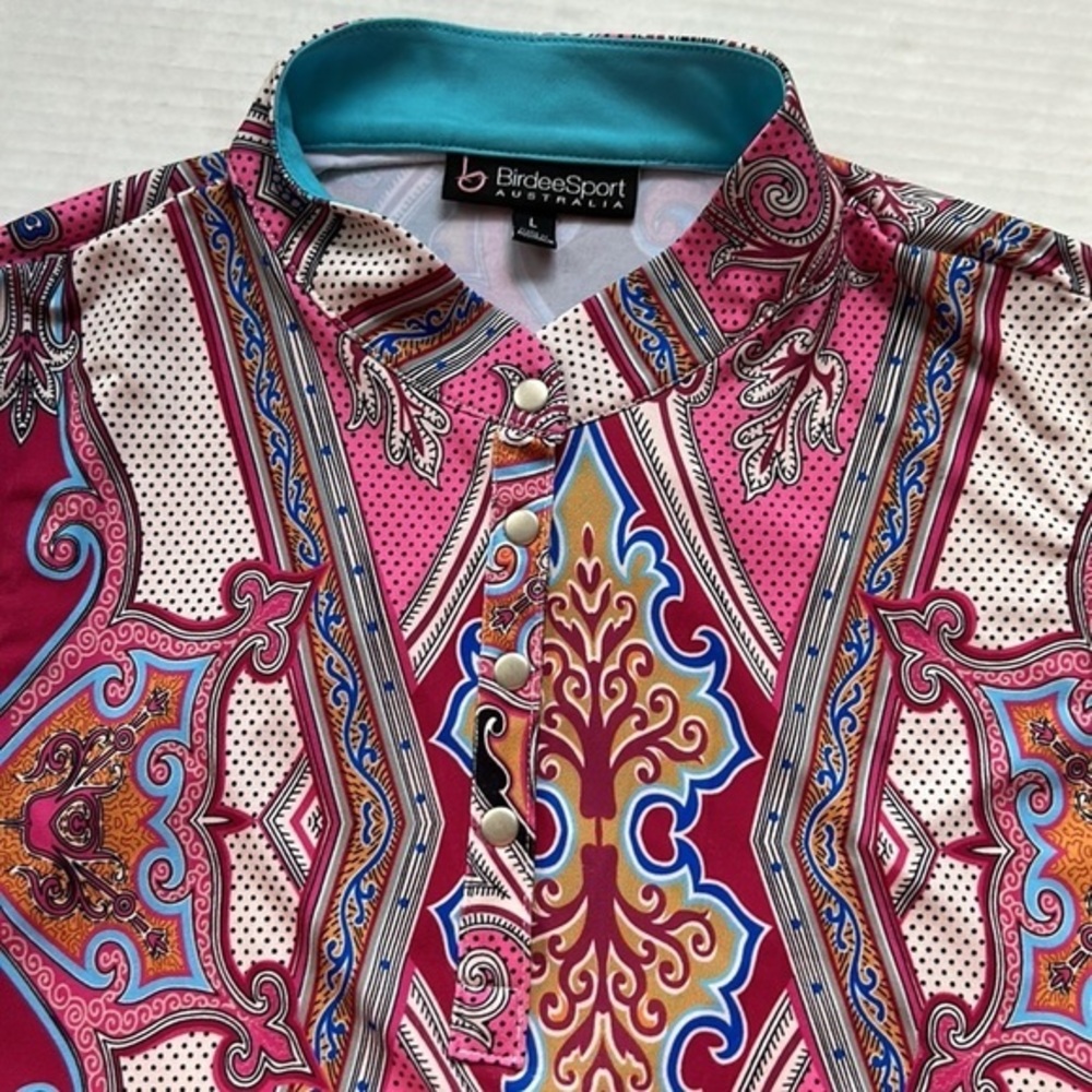Birdeesport Australia floral / Paisley sheath Dress LARGE - Picture 10 of 16